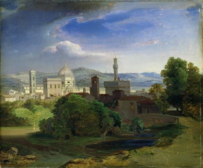 View over Florence, c.1829 by Carl Rottmann